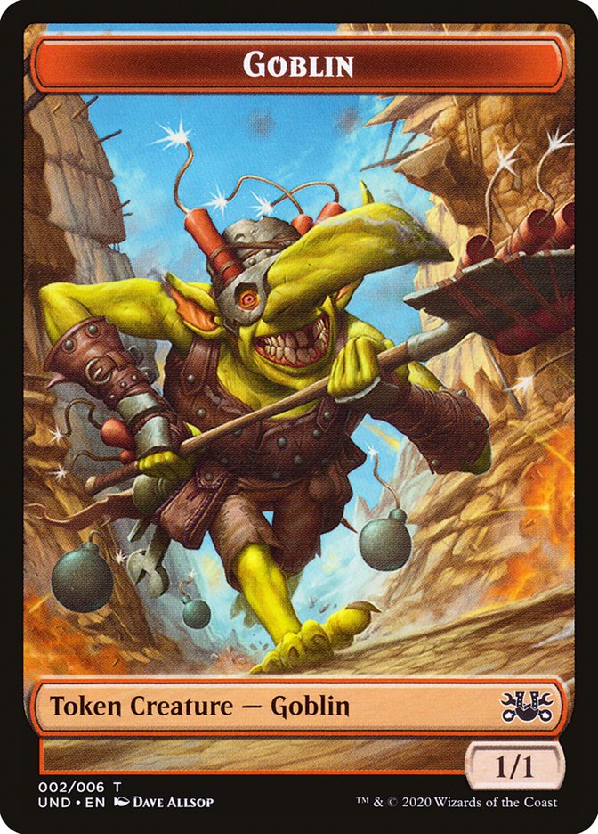 Goblin // Giant Teddy Bear Double-Sided Token [Unsanctioned Tokens] | I Want That Stuff Brandon