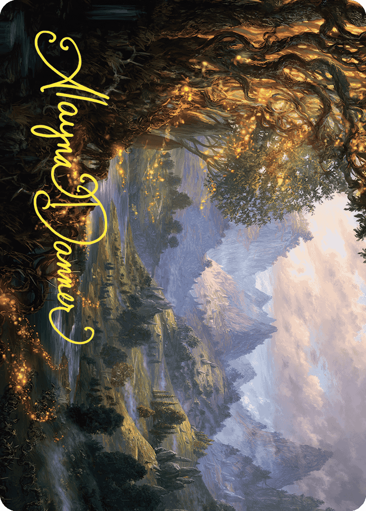 Evolving Wilds Art Card (Gold-Stamped Signature) [Wilds of Eldraine Art Series] | I Want That Stuff Brandon