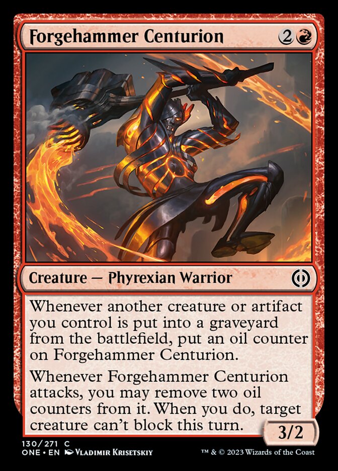 Forgehammer Centurion [Phyrexia: All Will Be One] | I Want That Stuff Brandon
