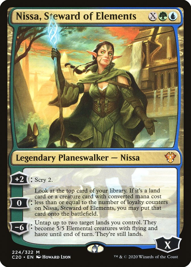 Nissa, Steward of Elements [Commander 2020] | I Want That Stuff Brandon