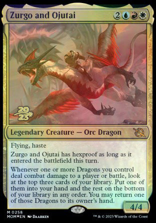 Zurgo and Ojutai [March of the Machine Prerelease Promos] | I Want That Stuff Brandon