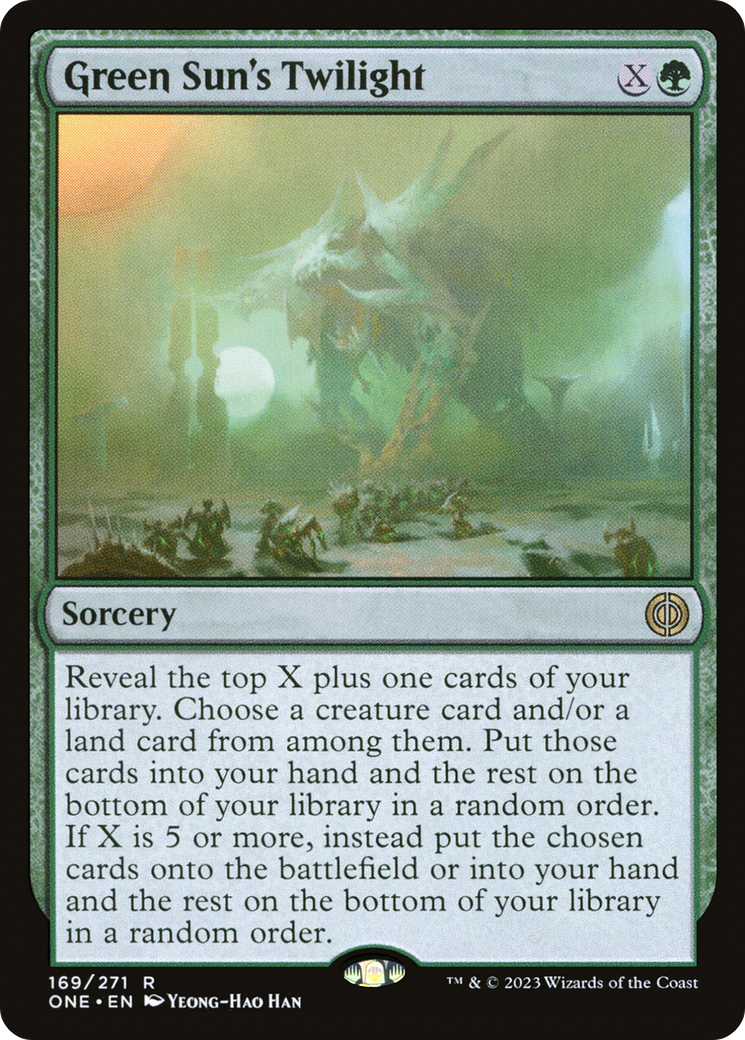 Green Sun's Twilight [Phyrexia: All Will Be One] | I Want That Stuff Brandon