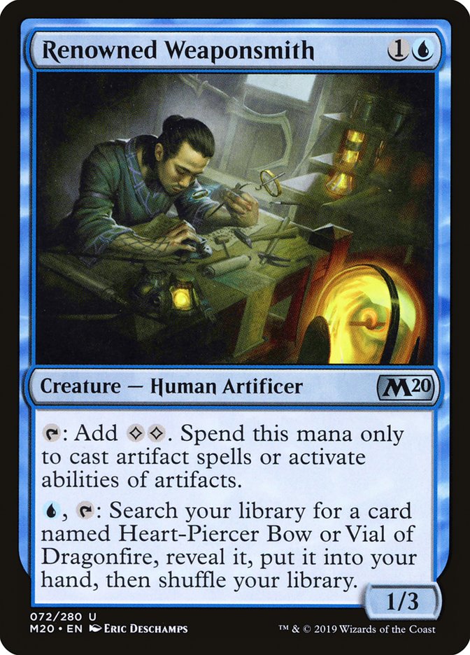 Renowned Weaponsmith [Core Set 2020] | I Want That Stuff Brandon