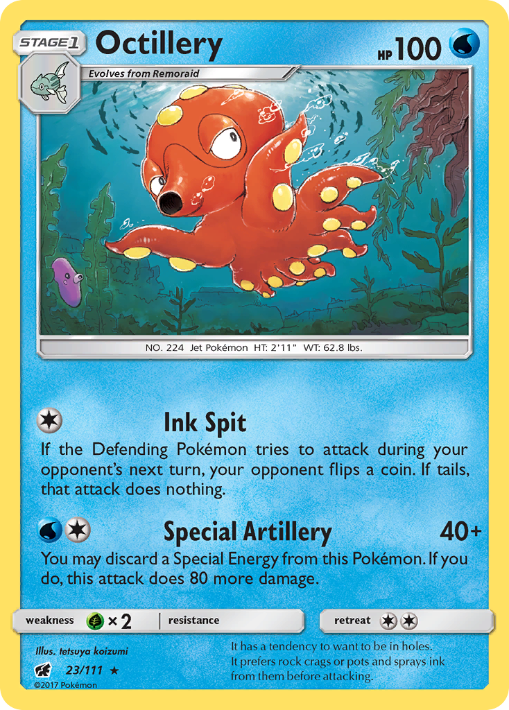 Octillery (23/111) [Sun & Moon: Crimson Invasion] | I Want That Stuff Brandon