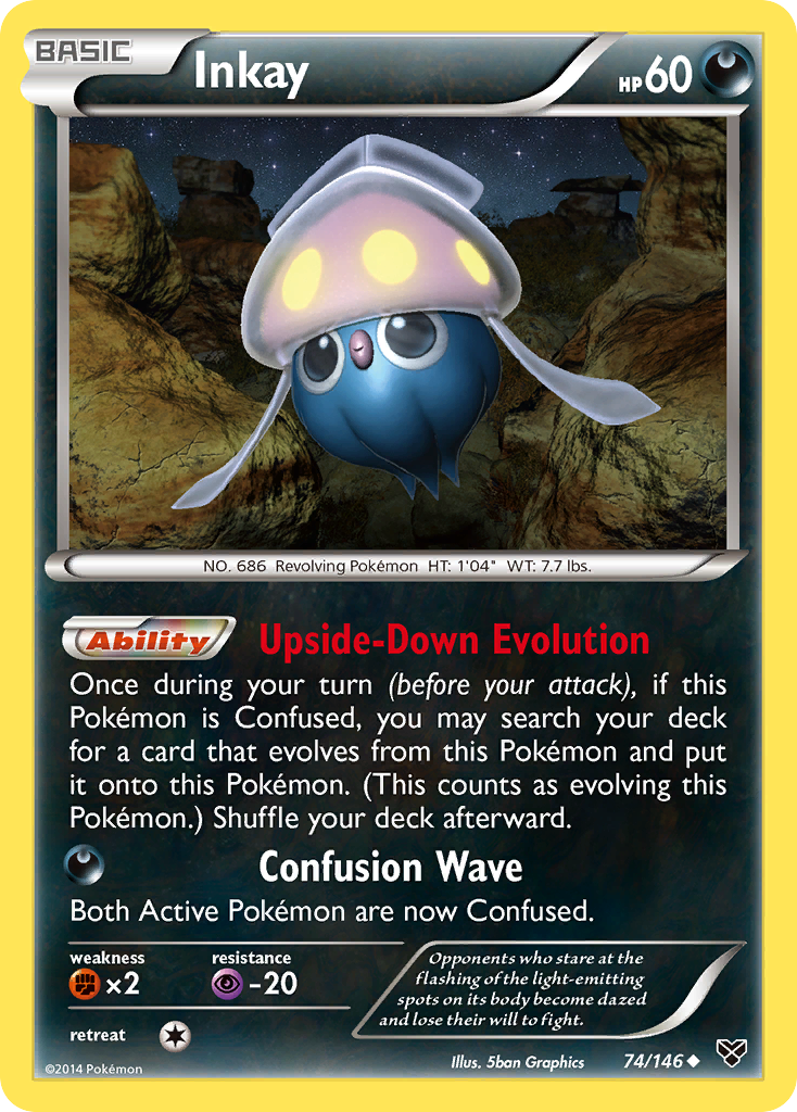 Inkay (74/146) [XY: Base Set] | I Want That Stuff Brandon