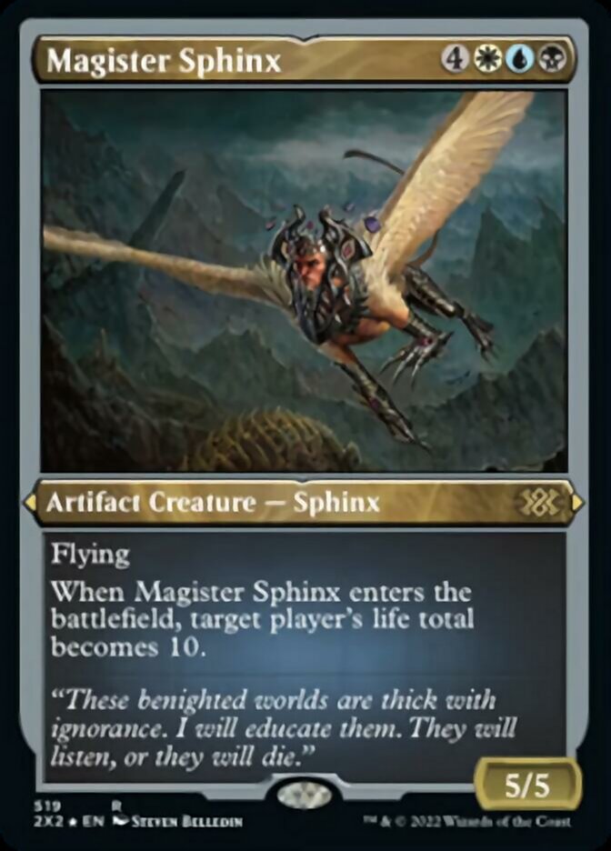 Magister Sphinx (Foil Etched) [Double Masters 2022] | I Want That Stuff Brandon