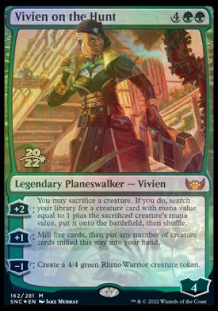 Vivien on the Hunt [Streets of New Capenna Prerelease Promos] | I Want That Stuff Brandon