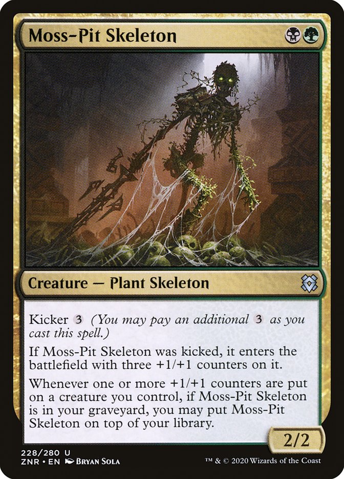 Moss-Pit Skeleton [Zendikar Rising] | I Want That Stuff Brandon