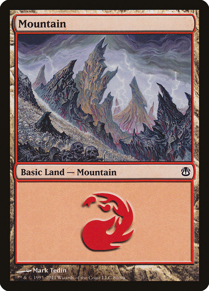 Mountain (80) [Duel Decks: Ajani vs. Nicol Bolas] | I Want That Stuff Brandon