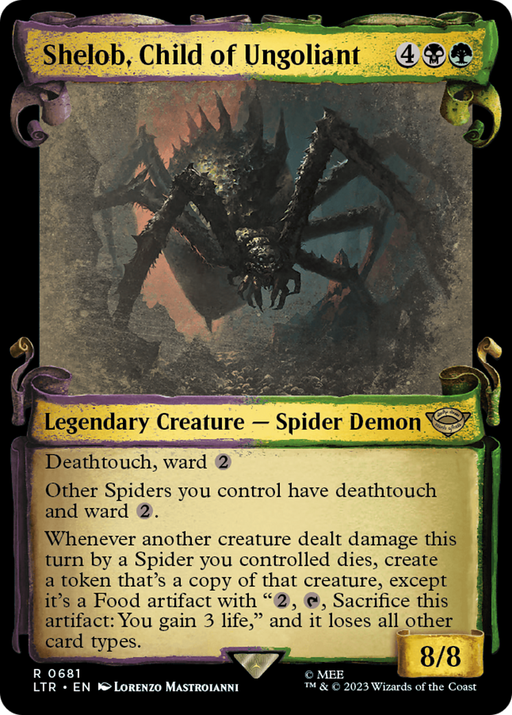 Shelob, Child of Ungoliant [The Lord of the Rings: Tales of Middle-Earth Showcase Scrolls] | I Want That Stuff Brandon