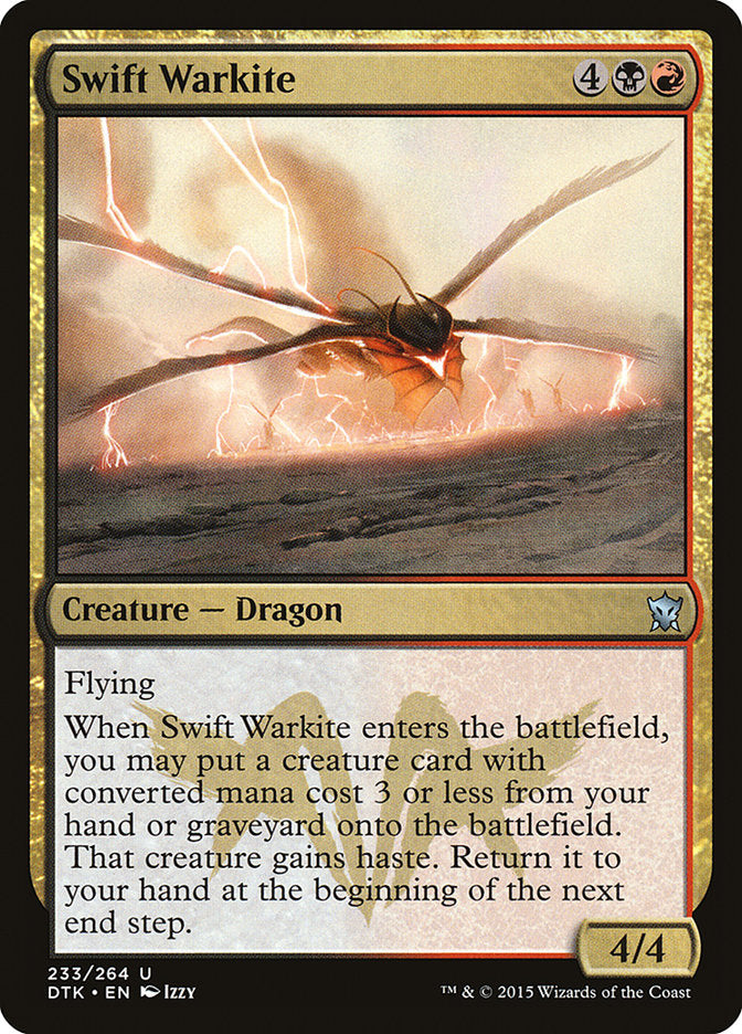 Swift Warkite [Dragons of Tarkir] | I Want That Stuff Brandon