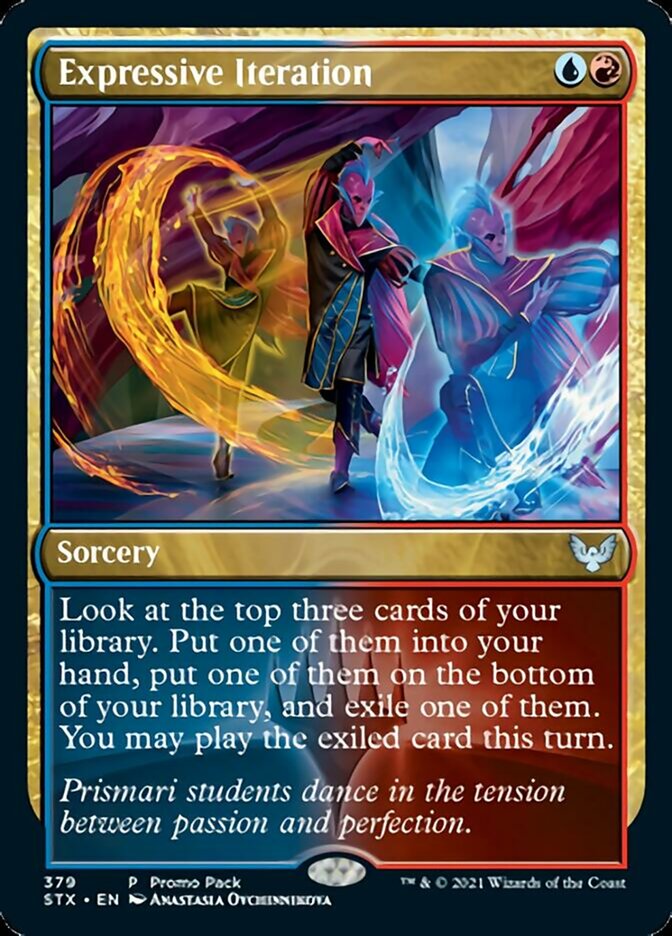 Expressive Iteration (Promo Pack) [Strixhaven: School of Mages Promos] | I Want That Stuff Brandon