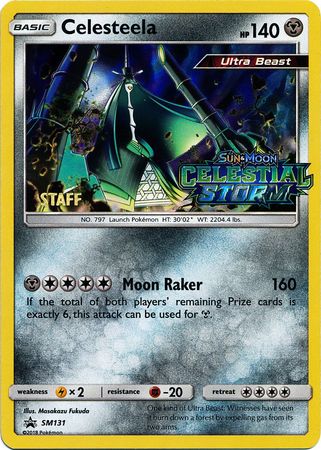 Celesteela (SM131) (Staff Prerelease Promo) [Sun & Moon: Black Star Promos] | I Want That Stuff Brandon