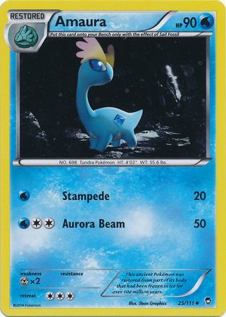 Amaura (25/111) (Cosmos Holo) [XY: Furious Fists] | I Want That Stuff Brandon