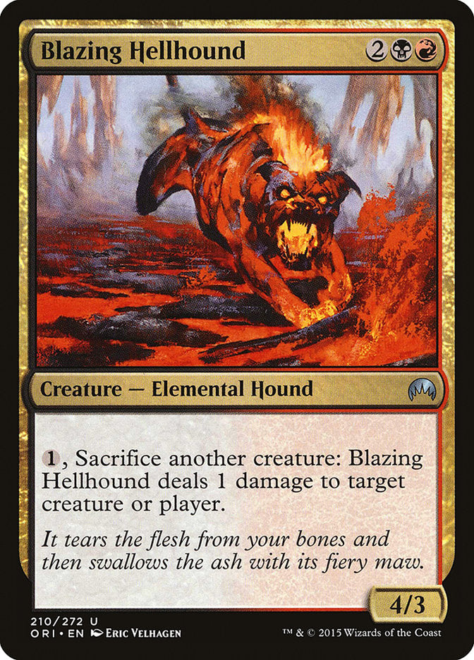 Blazing Hellhound [Magic Origins] | I Want That Stuff Brandon