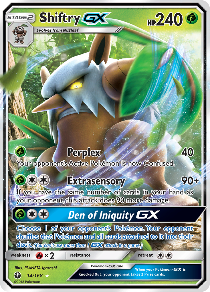 Shiftry GX (14/168) [Sun & Moon: Celestial Storm] | I Want That Stuff Brandon