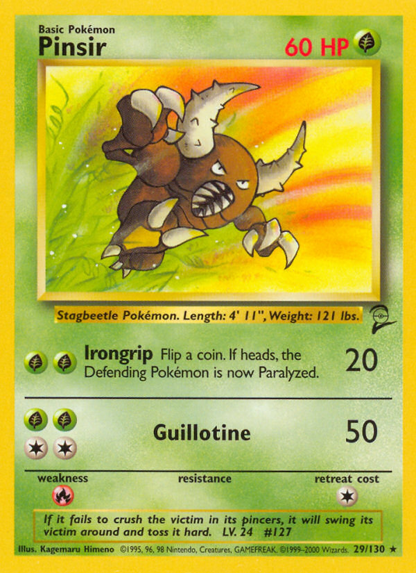 Pinsir (29/130) [Base Set 2] | I Want That Stuff Brandon