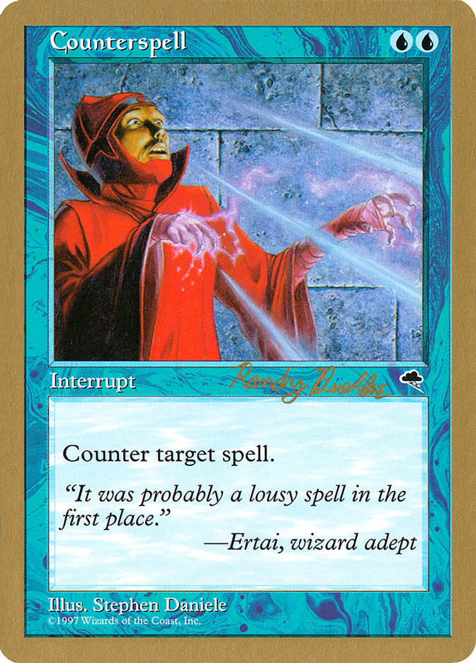 Counterspell (Randy Buehler) [World Championship Decks 1998] | I Want That Stuff Brandon