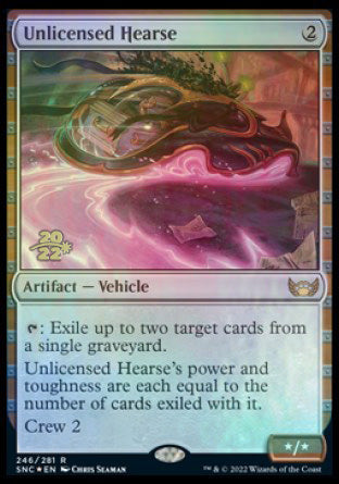 Unlicensed Hearse [Streets of New Capenna Prerelease Promos] | I Want That Stuff Brandon