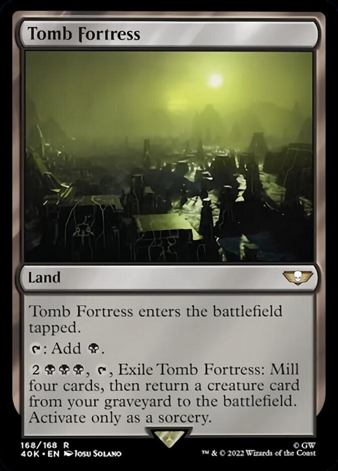 Tomb Fortress (Surge Foil) [Warhammer 40,000] | I Want That Stuff Brandon