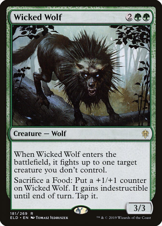 Wicked Wolf [Throne of Eldraine] | I Want That Stuff Brandon