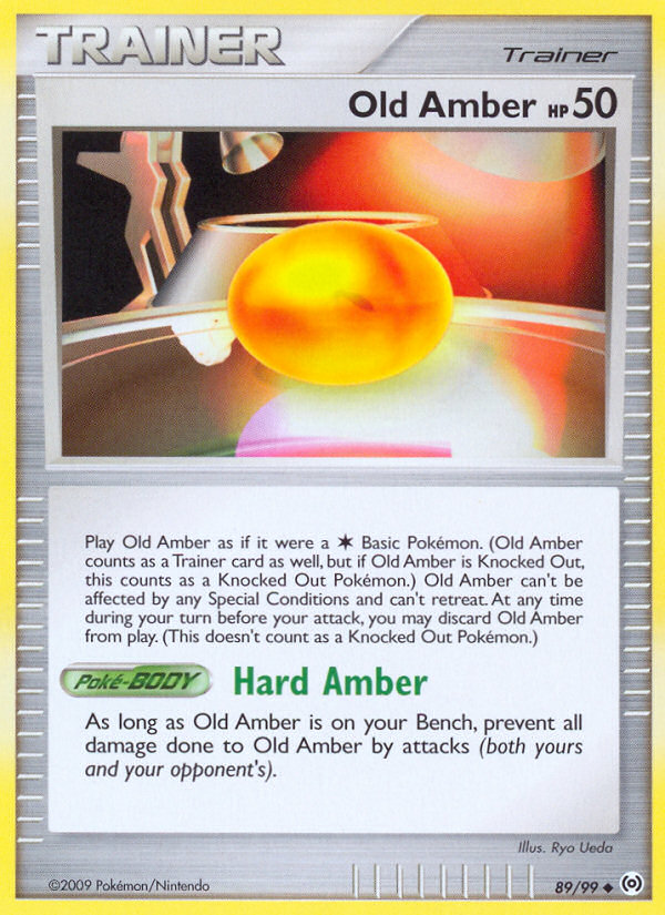 Old Amber (89/99) [Platinum: Arceus] | I Want That Stuff Brandon