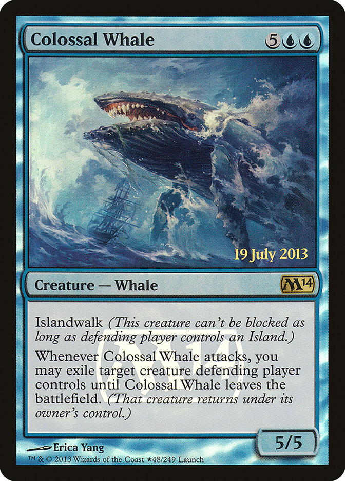 Colossal Whale [Magic 2014 Prerelease Promos] | I Want That Stuff Brandon