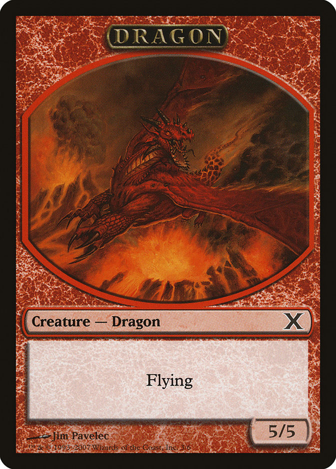 Dragon Token [Tenth Edition Tokens] | I Want That Stuff Brandon