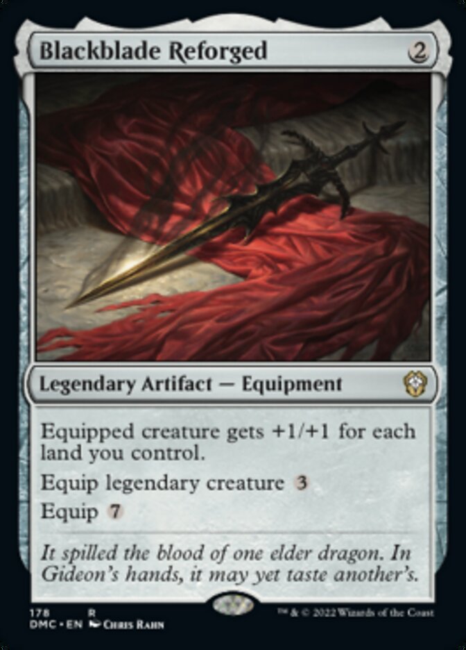 Blackblade Reforged [Dominaria United Commander] | I Want That Stuff Brandon