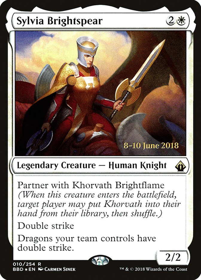 Sylvia Brightspear [Battlebond Prerelease Promos] | I Want That Stuff Brandon