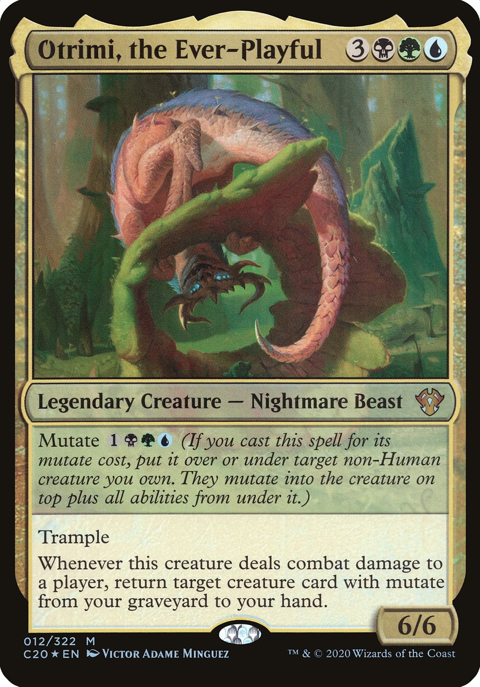 Otrimi, the Ever-Playful (Oversized) [Commander 2020 Oversized] | I Want That Stuff Brandon