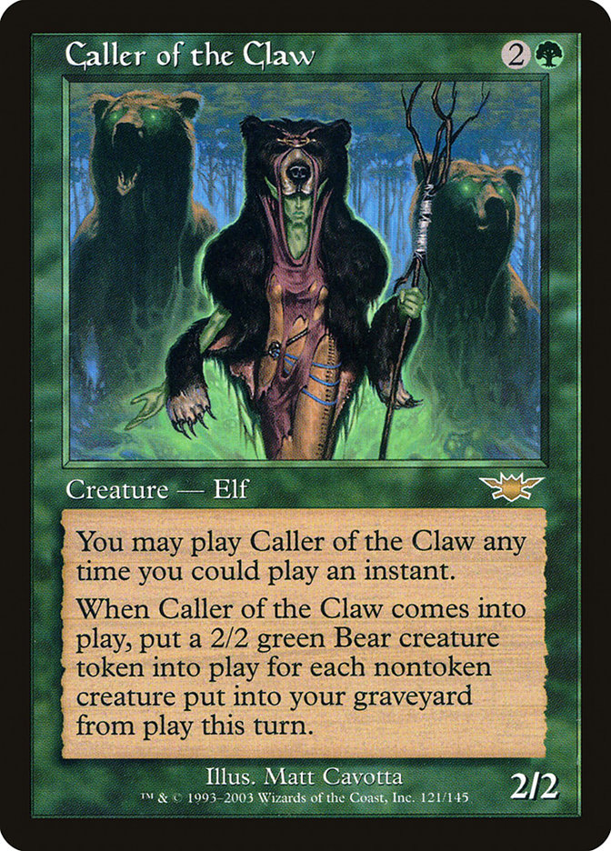 Caller of the Claw [Legions] | I Want That Stuff Brandon