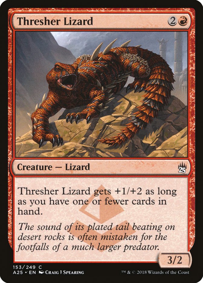 Thresher Lizard [Masters 25] | I Want That Stuff Brandon