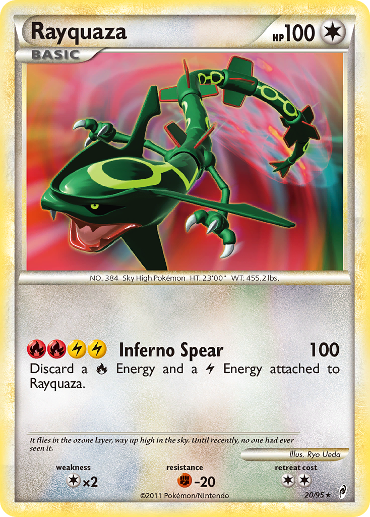 Rayquaza (20/95) [HeartGold & SoulSilver: Call of Legends] | I Want That Stuff Brandon