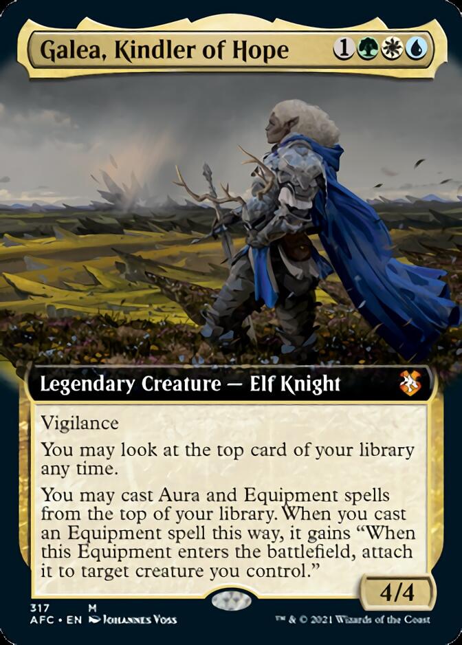Galea, Kindler of Hope (Extended Art) [Dungeons & Dragons: Adventures in the Forgotten Realms Commander] | I Want That Stuff Brandon