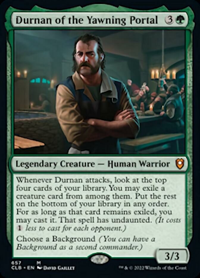 Durnan of the Yawning Portal [Commander Legends: Battle for Baldur's Gate] | I Want That Stuff Brandon