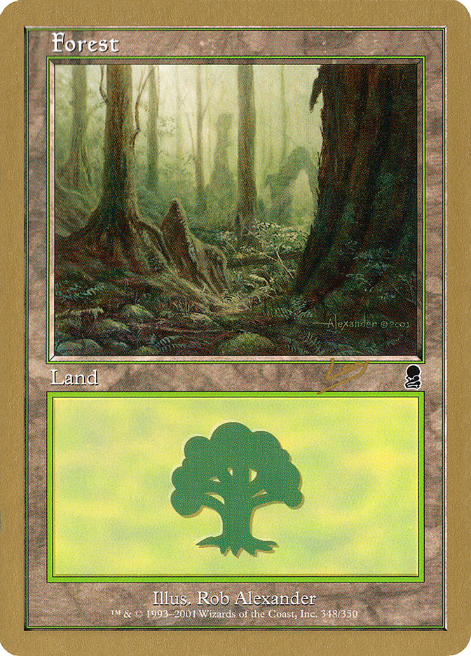 Forest (rl348) (Raphael Levy) [World Championship Decks 2002] | I Want That Stuff Brandon