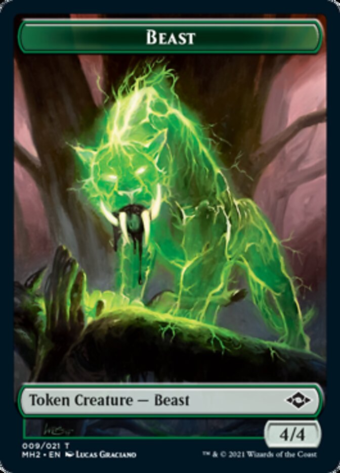 Beast // Squirrel Double-Sided Token [Modern Horizons 2 Tokens] | I Want That Stuff Brandon