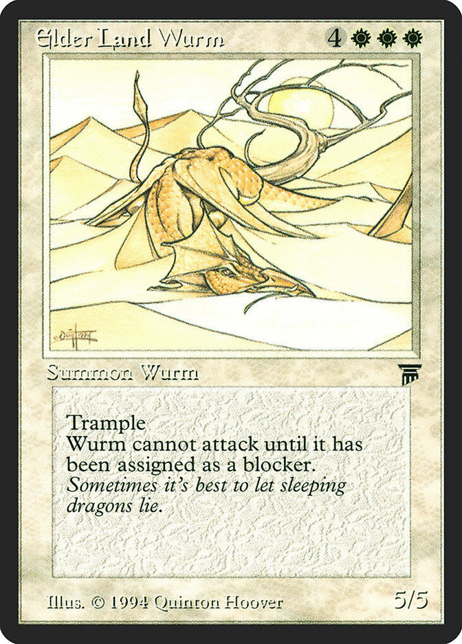 Elder Land Wurm [Legends] | I Want That Stuff Brandon