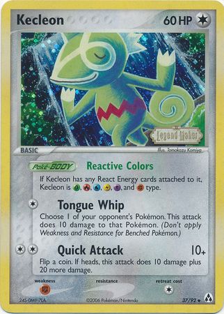 Kecleon (37/92) (Stamped) [EX: Legend Maker] | I Want That Stuff Brandon