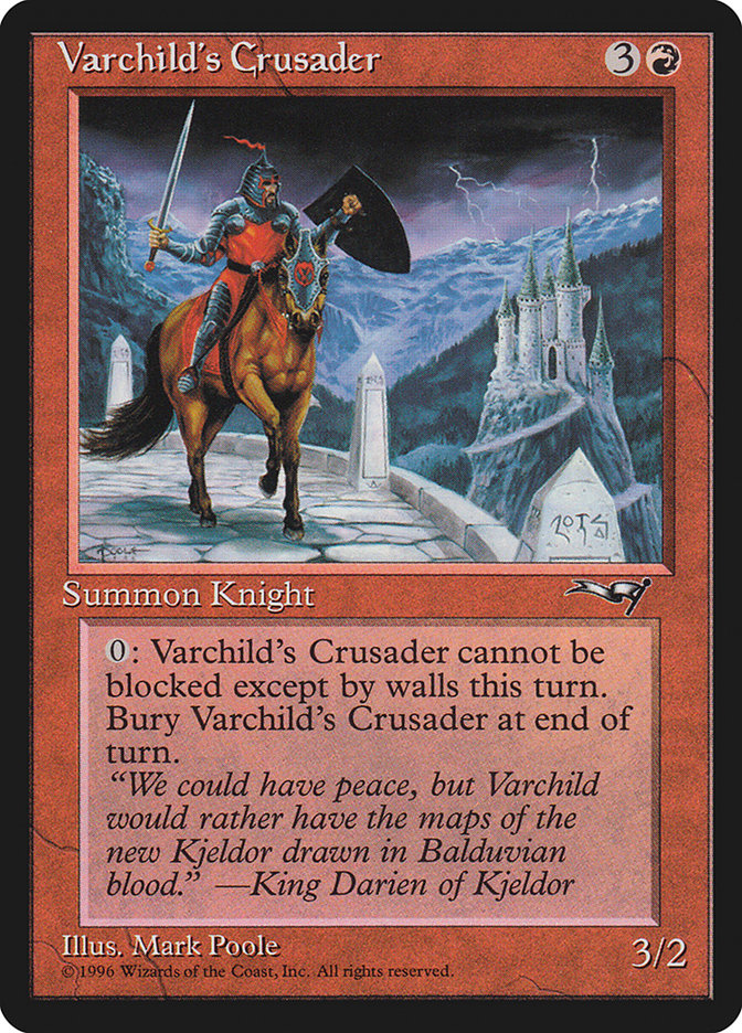Varchild's Crusader (Brown Horse) [Alliances] | I Want That Stuff Brandon