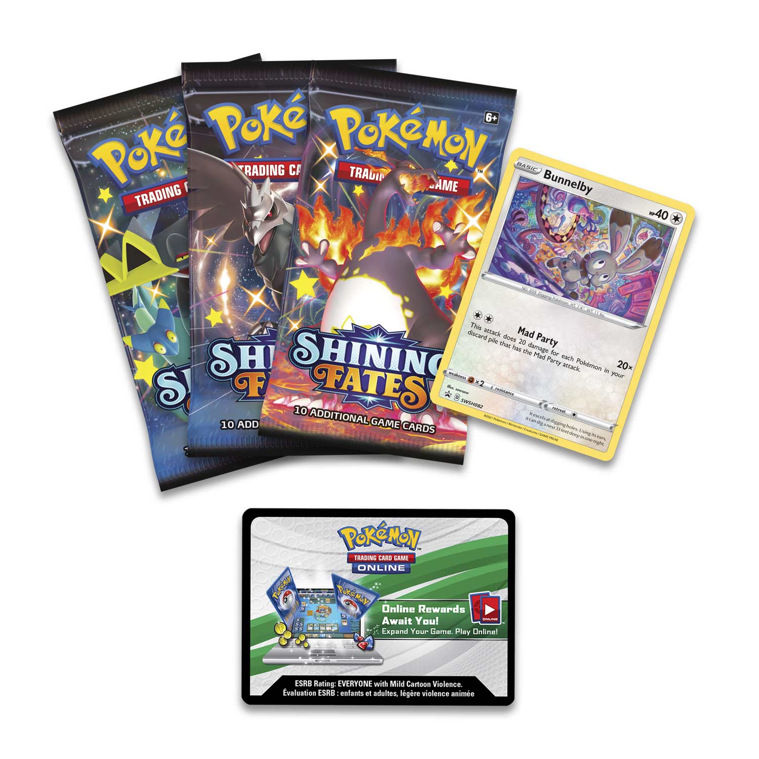 Shining Fates - Mad Party Pin Collection (Bunnelby) | I Want That Stuff Brandon