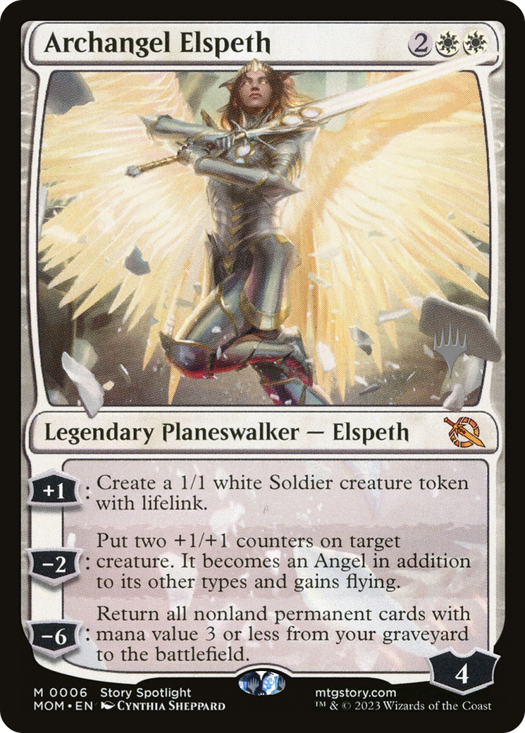 Archangel Elspeth (Promo Pack) [March of the Machine Promos] | I Want That Stuff Brandon
