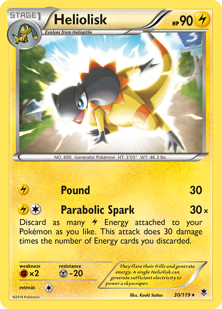 Heliolisk (30/119) [XY: Phantom Forces] | I Want That Stuff Brandon