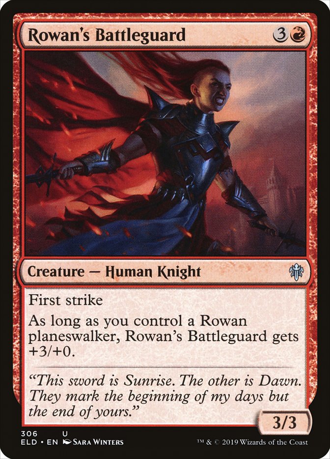 Rowan's Battleguard [Throne of Eldraine] | I Want That Stuff Brandon