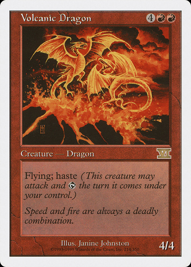 Volcanic Dragon [Classic Sixth Edition] | I Want That Stuff Brandon