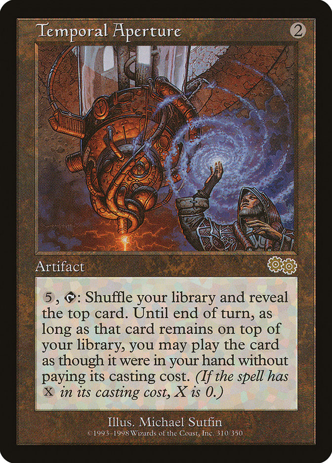 Temporal Aperture [Urza's Saga] | I Want That Stuff Brandon