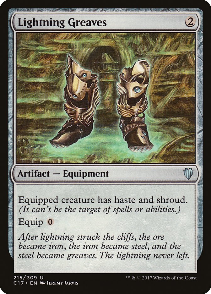 Lightning Greaves [Commander 2017] | I Want That Stuff Brandon