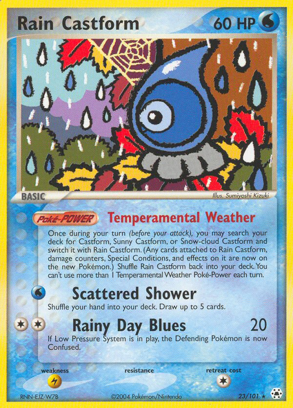 Rain Castform (23/101) [EX: Hidden Legends] | I Want That Stuff Brandon