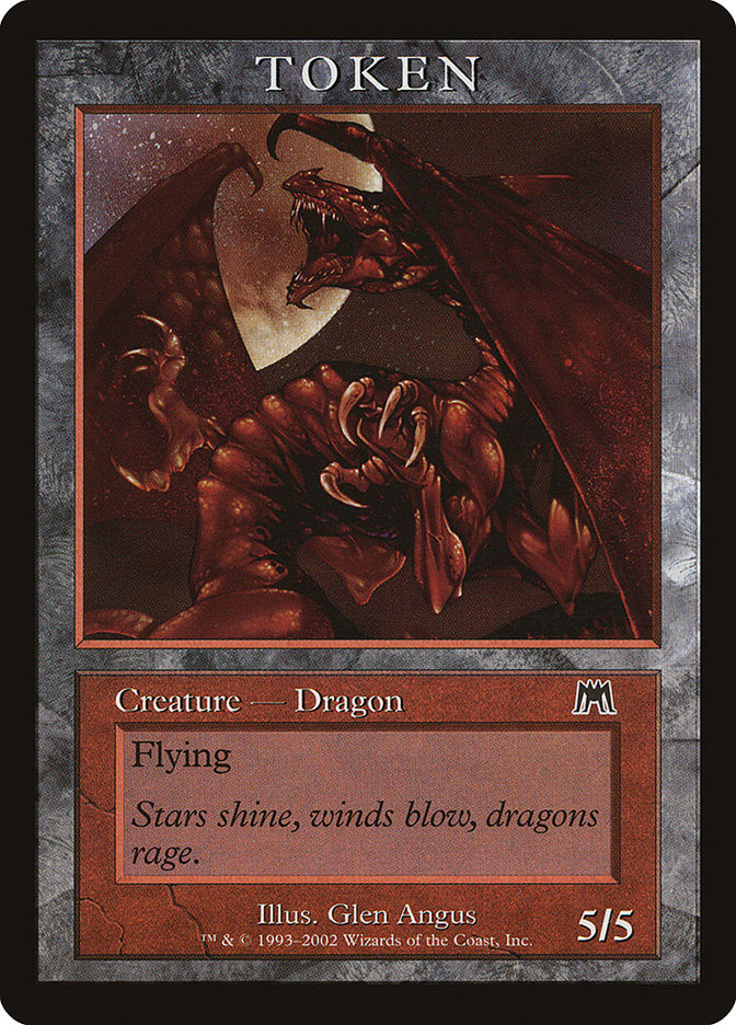 Dragon Token [Magic Player Rewards 2002] | I Want That Stuff Brandon